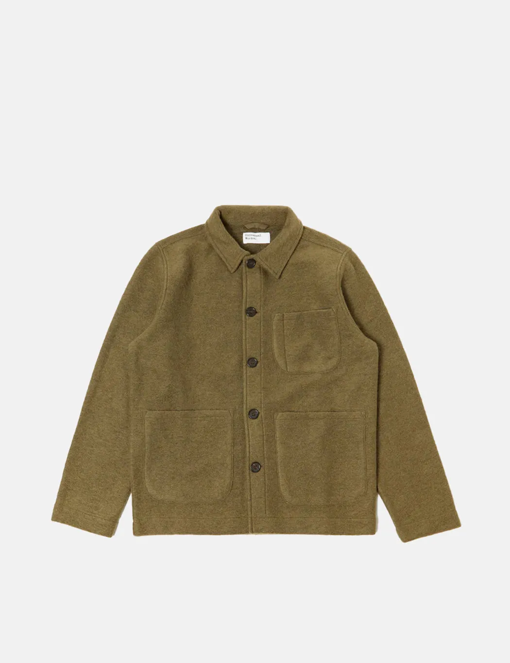 Universal Works Field Jacket (Wool) - Lovat Green