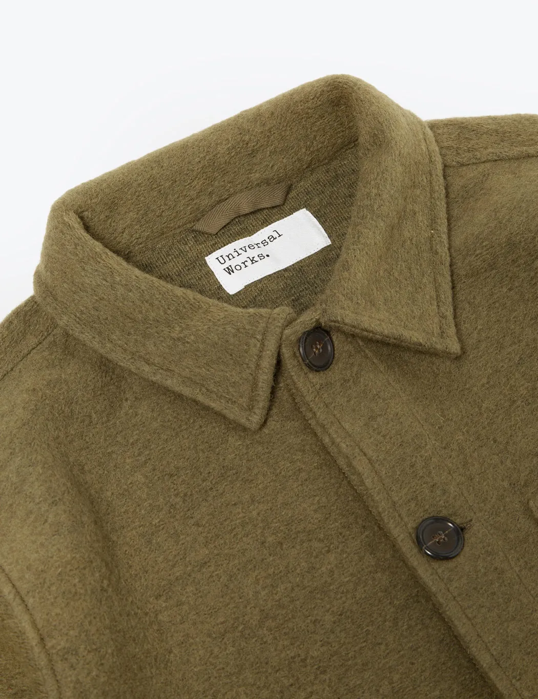 Universal Works Field Jacket (Wool) - Lovat Green