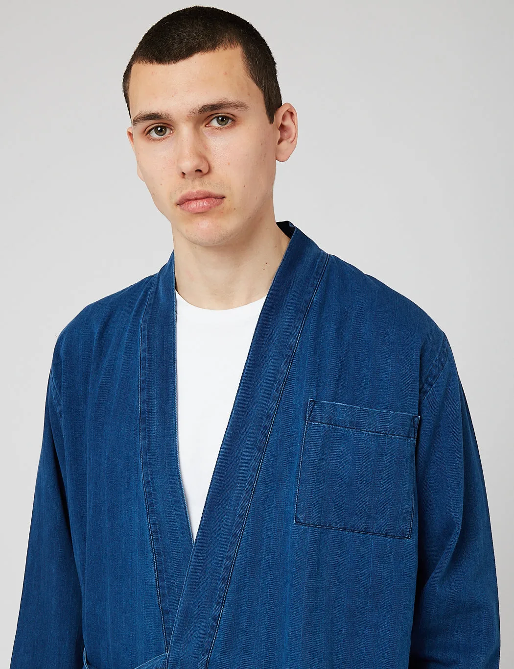 Universal Works Kyoto Work Jacket - Washed Indigo