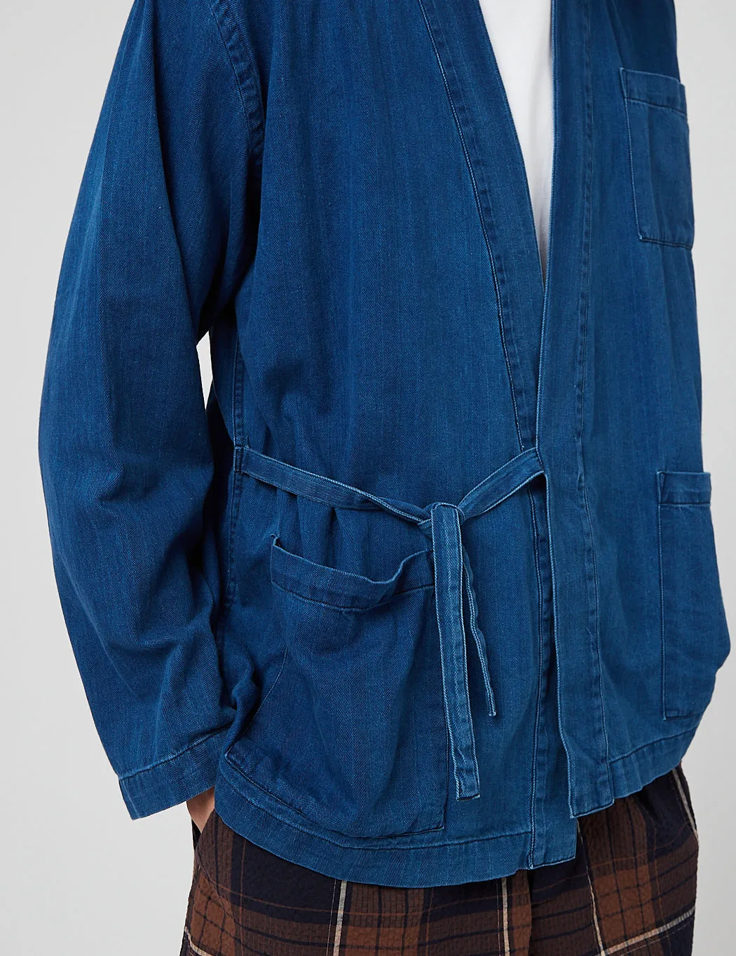 Universal Works Kyoto Work Jacket - Washed Indigo