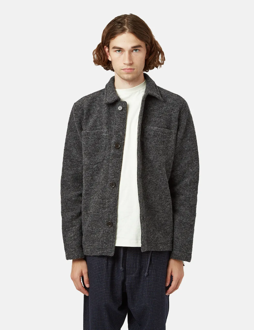 Universal Works Lumber Jacket - Charcoal Grey