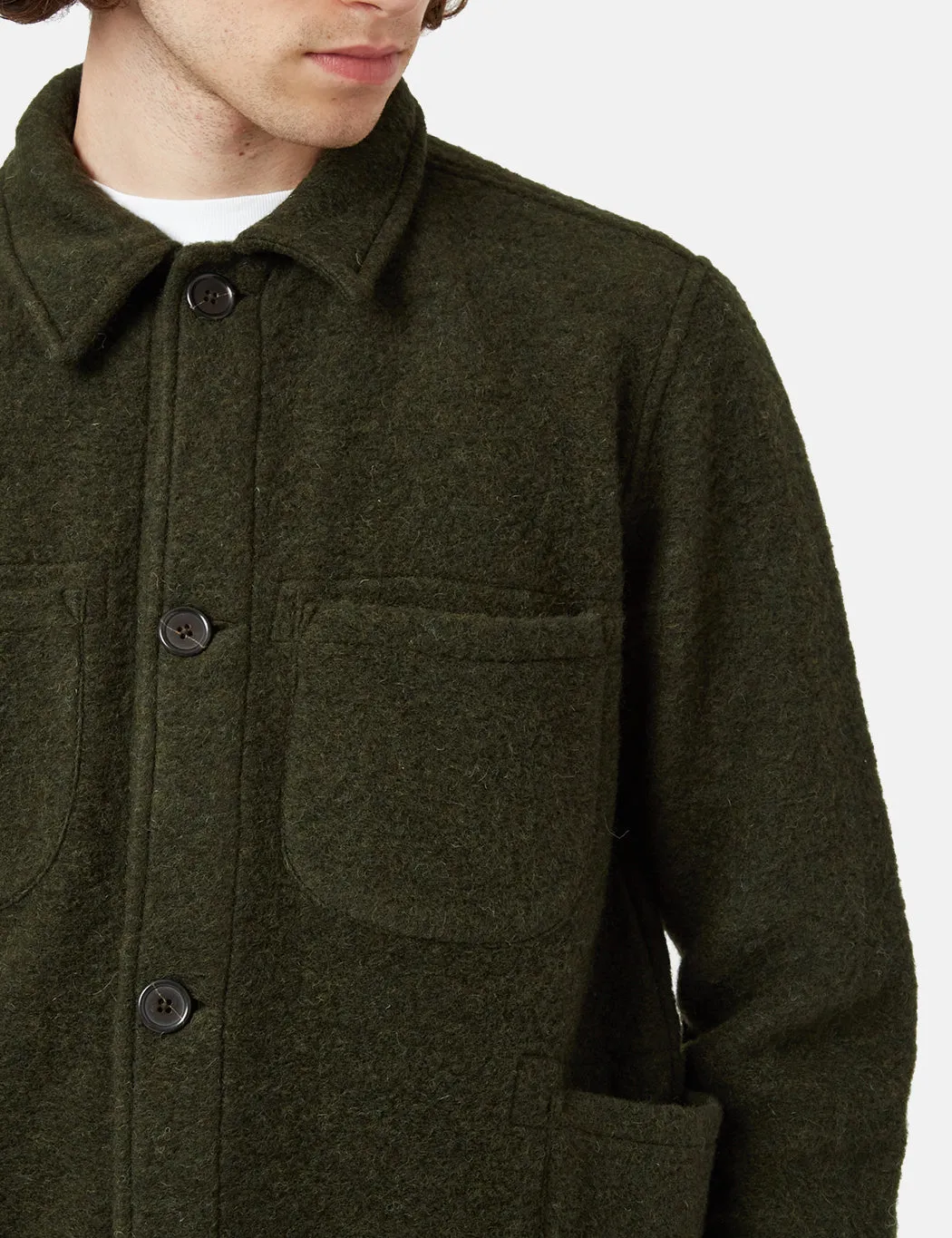 Universal Works Lumber Jacket - Olive Green