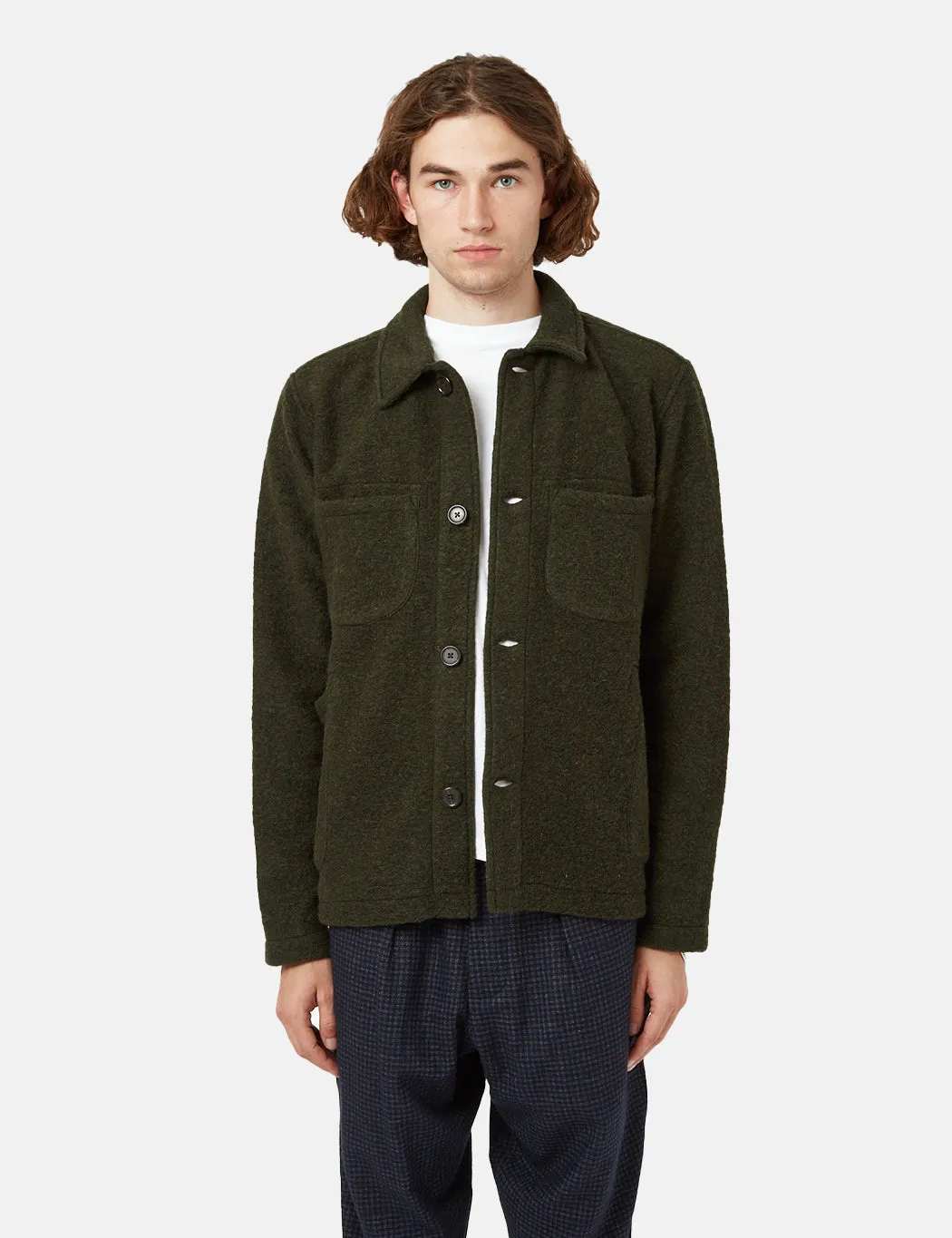 Universal Works Lumber Jacket - Olive Green