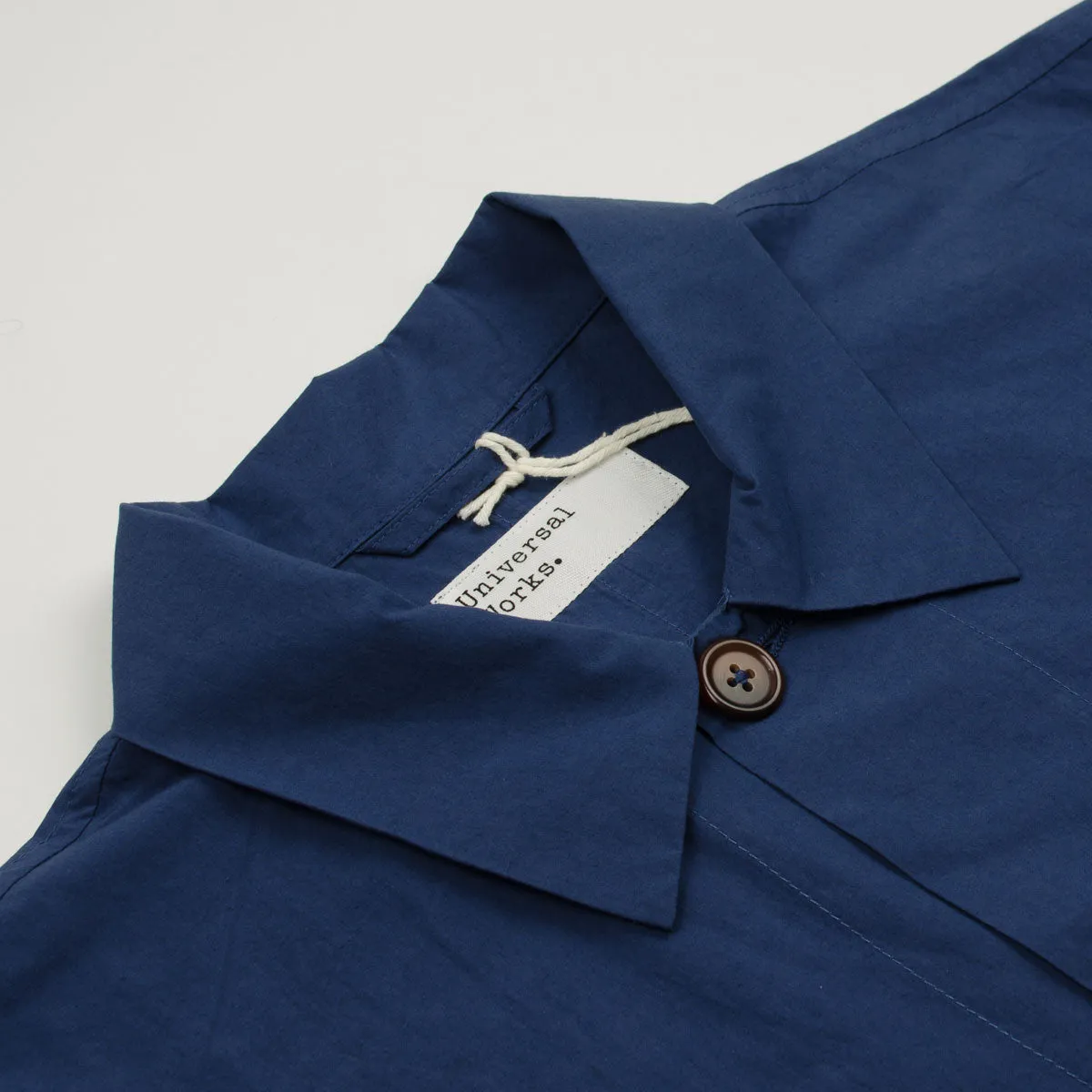 Universal Works - Travail Shirt Typewriter Cotton - Blue