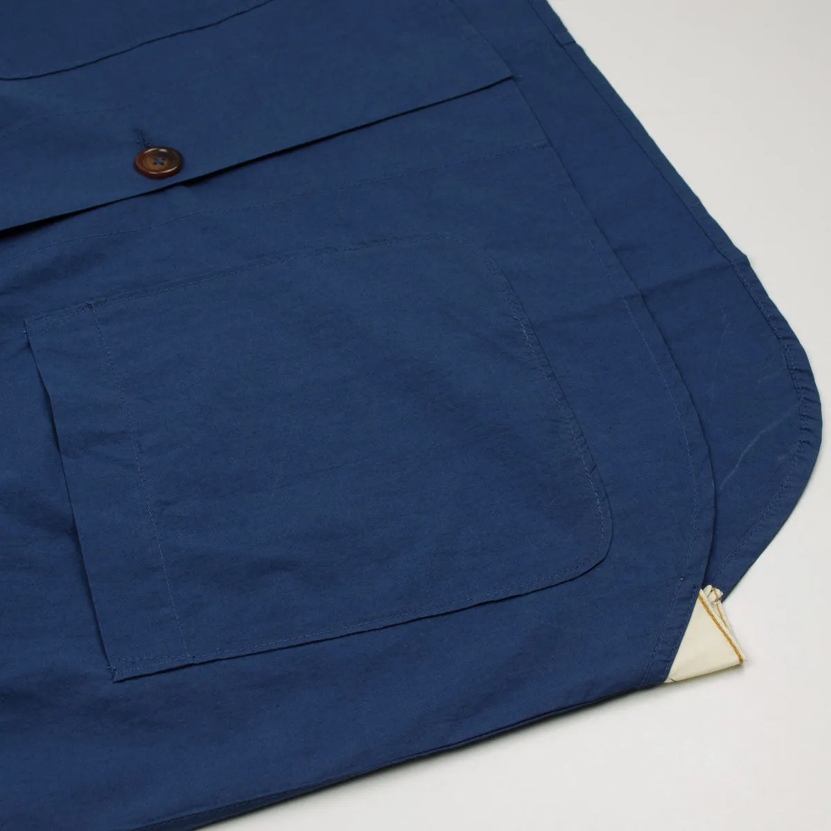 Universal Works - Travail Shirt Typewriter Cotton - Blue