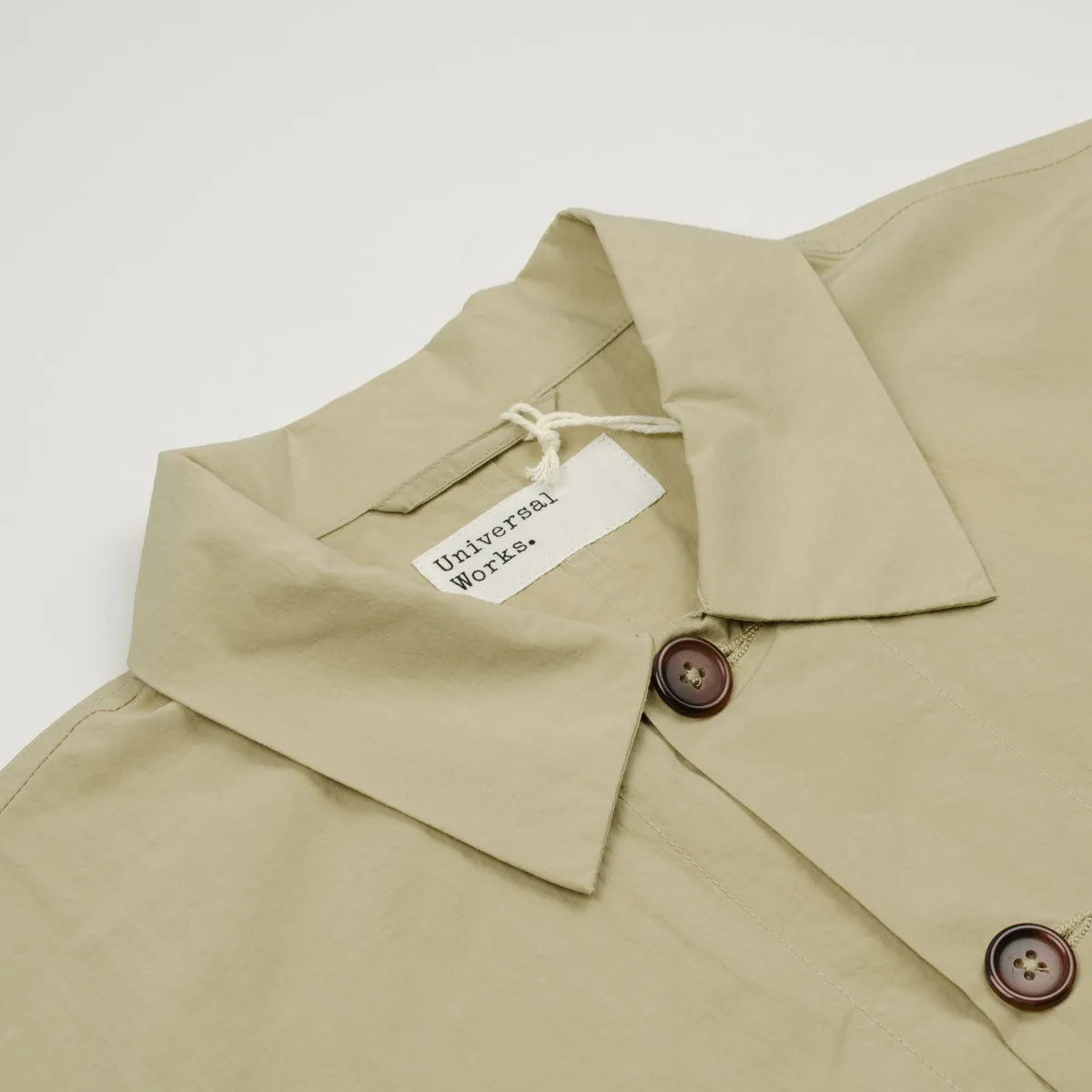 Universal Works - Travail Shirt Typewriter Cotton - Sand