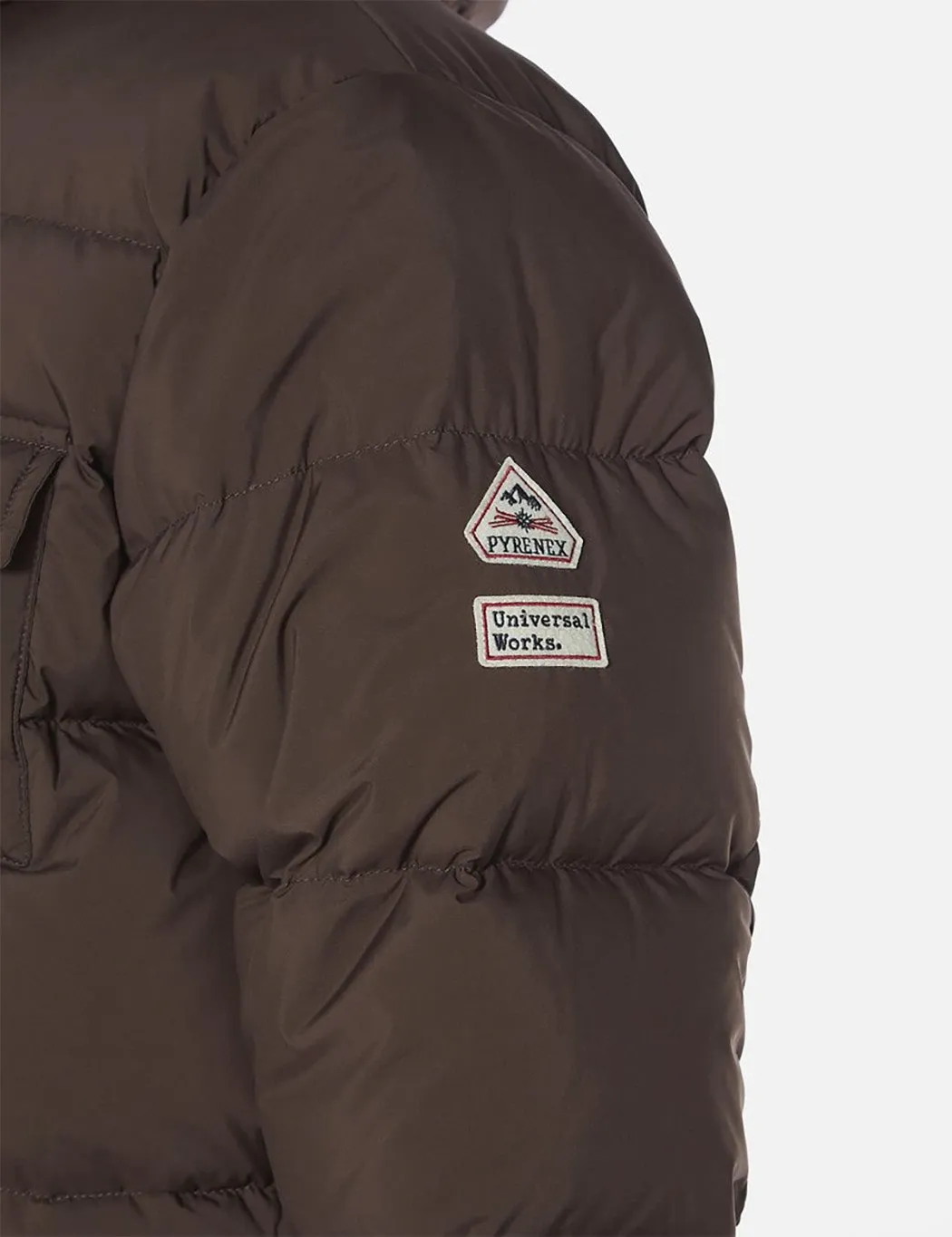 Universal Works x Pyrenex Down Jacket - Seal Brown