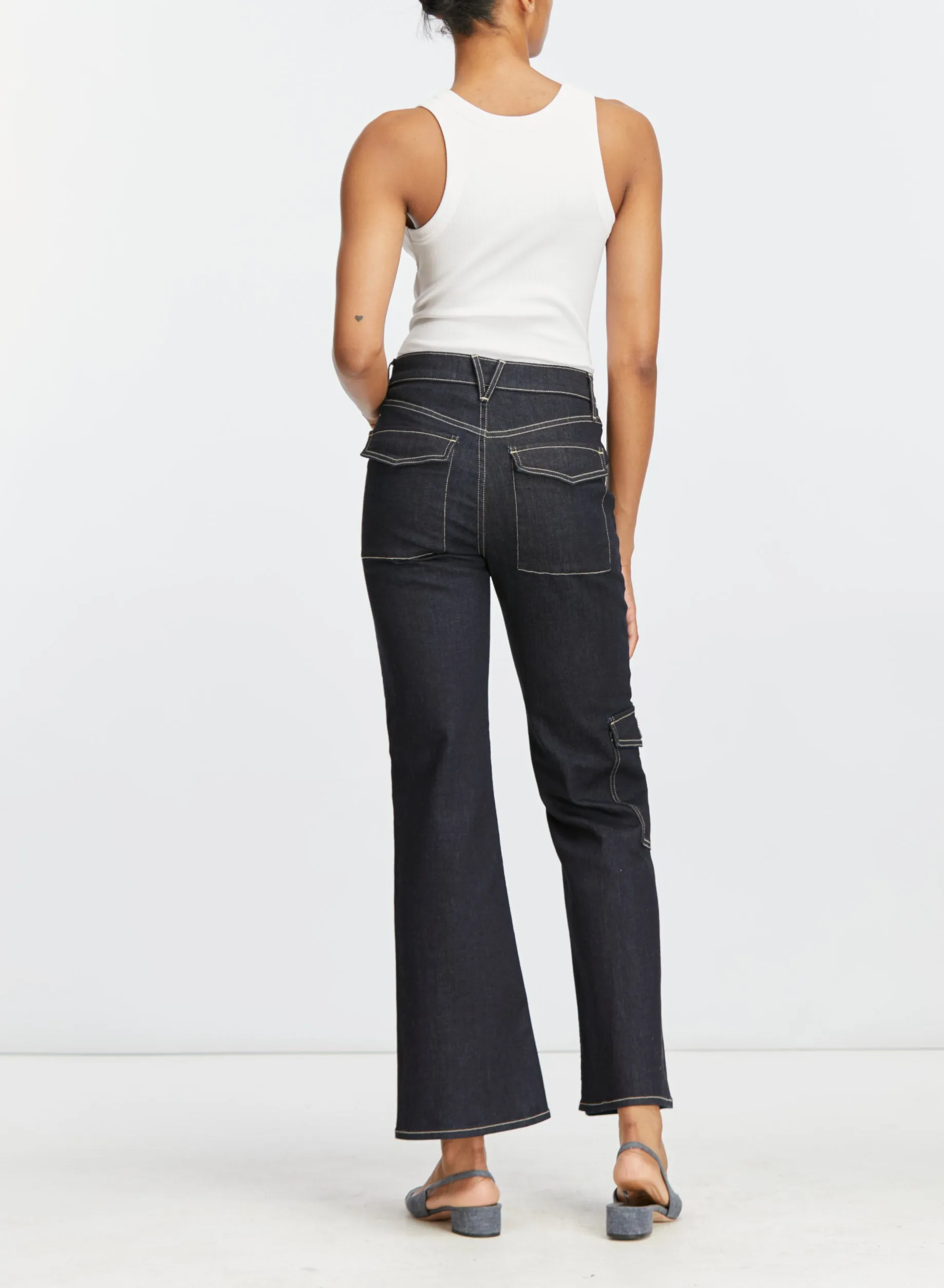 Veronica Beard - Crosbie Wide Leg Cargo - Oxford