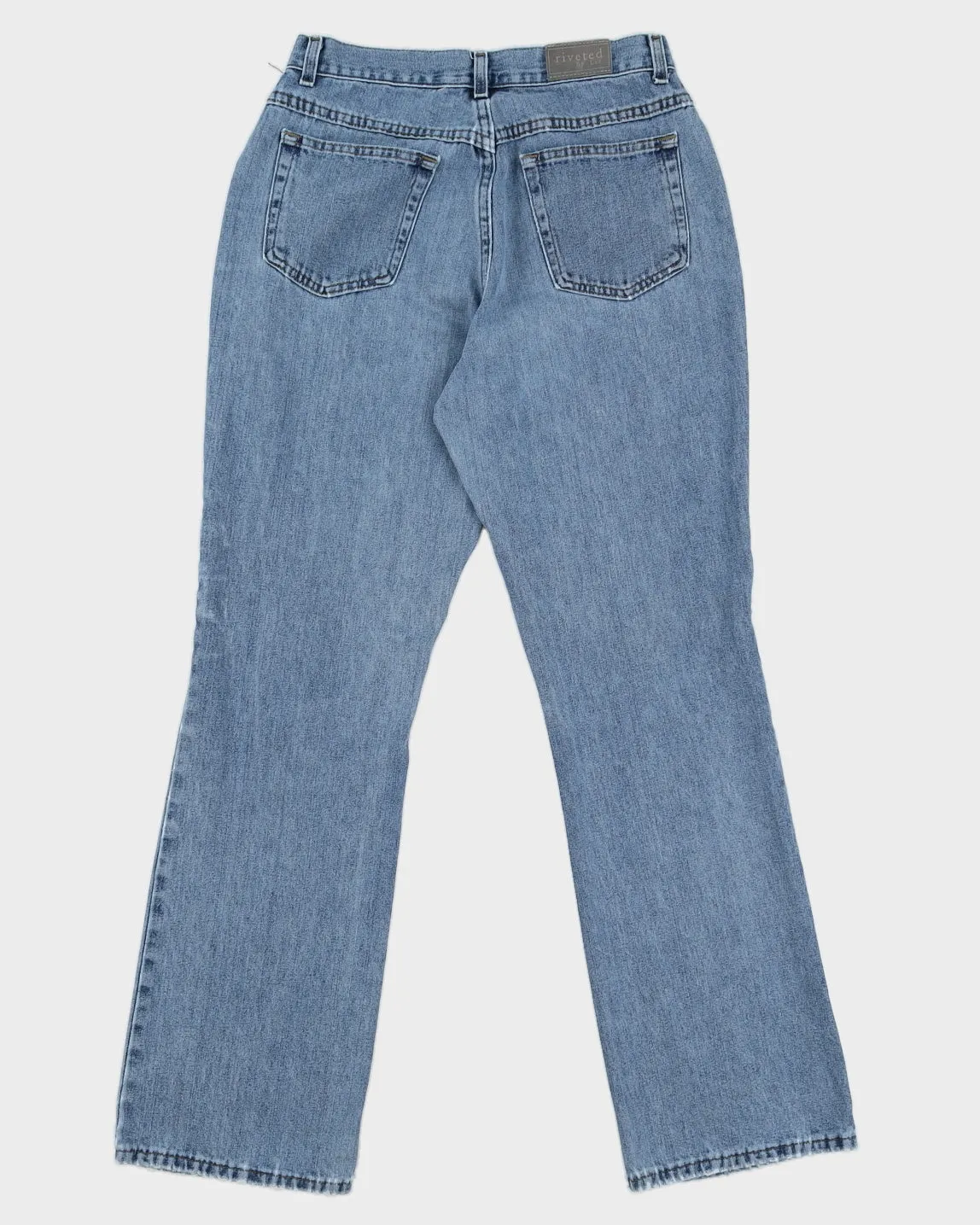 Vintage 90s Riveted By Lee Blue Denim Jeans - W31