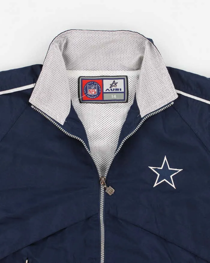 Vintage Womens NFL Auri X Dallas Cowboys Zip-Up Track Jacket - Size Medium