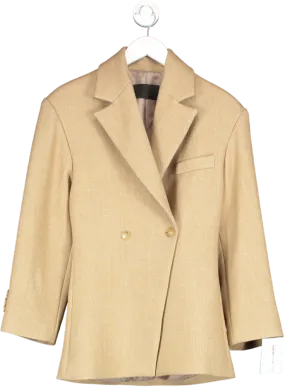 Wave Seoul Beige Oversize Blazer Jacket UK S