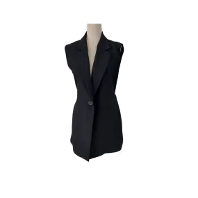 ZARA Black Sleeveless Long Jacket | Gently Used |